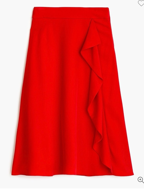 J. Crew Dresses & Skirts - NWT J. Crew Waterfall midi skirt in Tencel™ dobby size 4